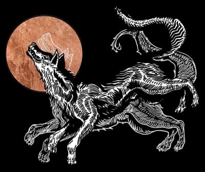 The Copper Wolf logo
