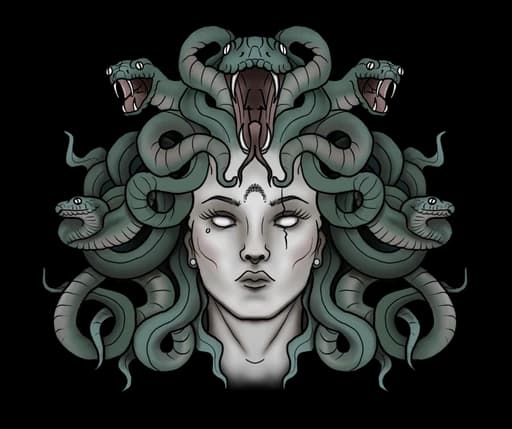 Medusa's Mark Tattoo logo