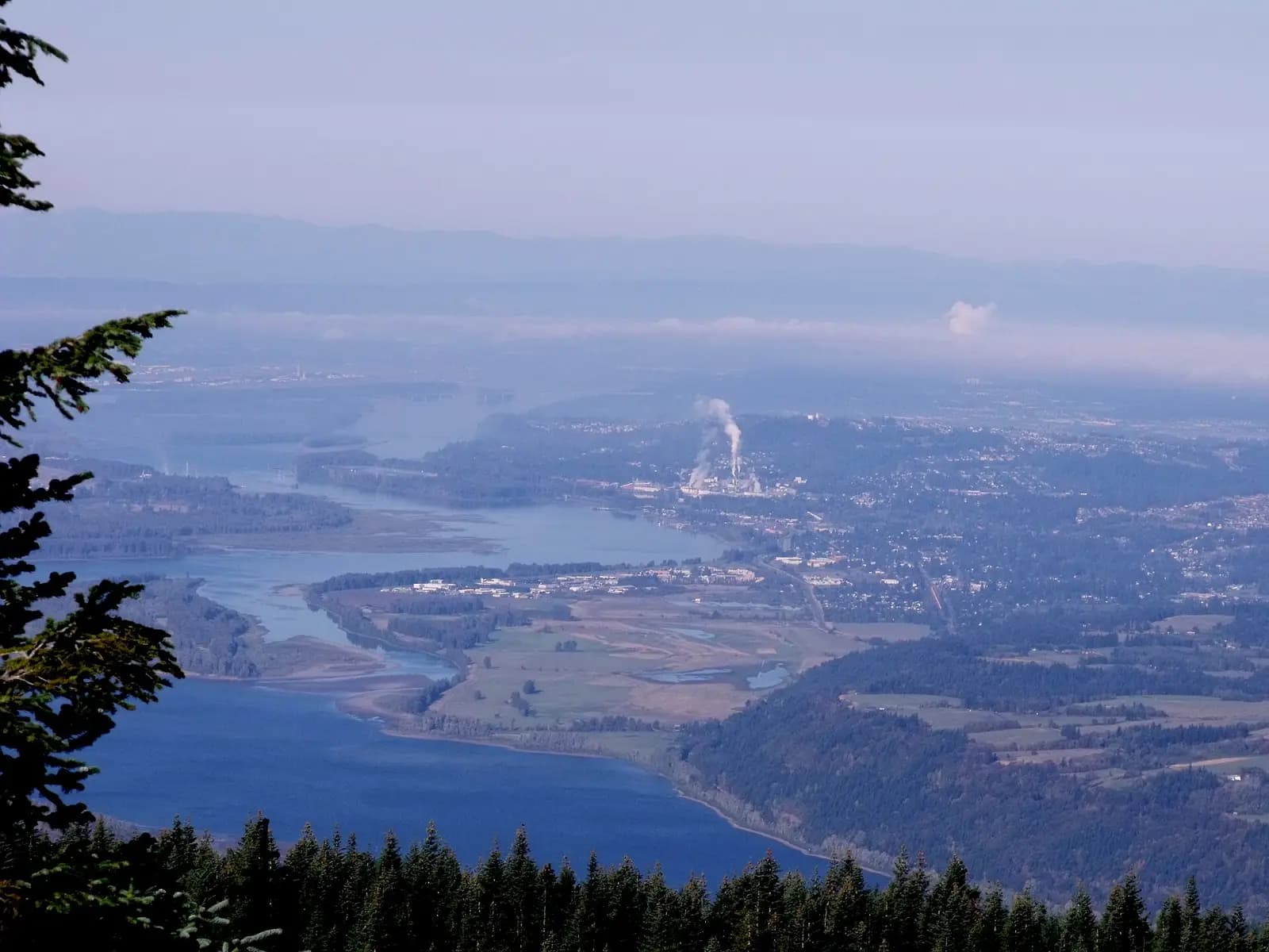 Camas, Washington: Camas, Washington aerial view