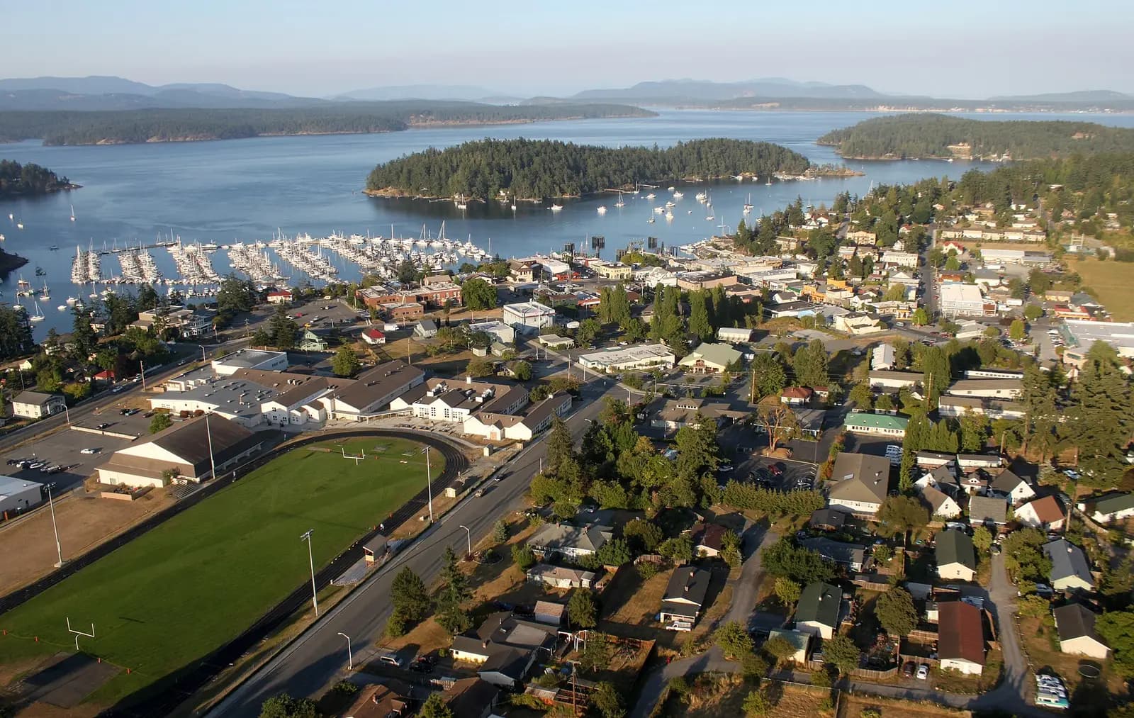 Friday Harbor, Washington: Aerial Friday Harbor Washington August 2009
