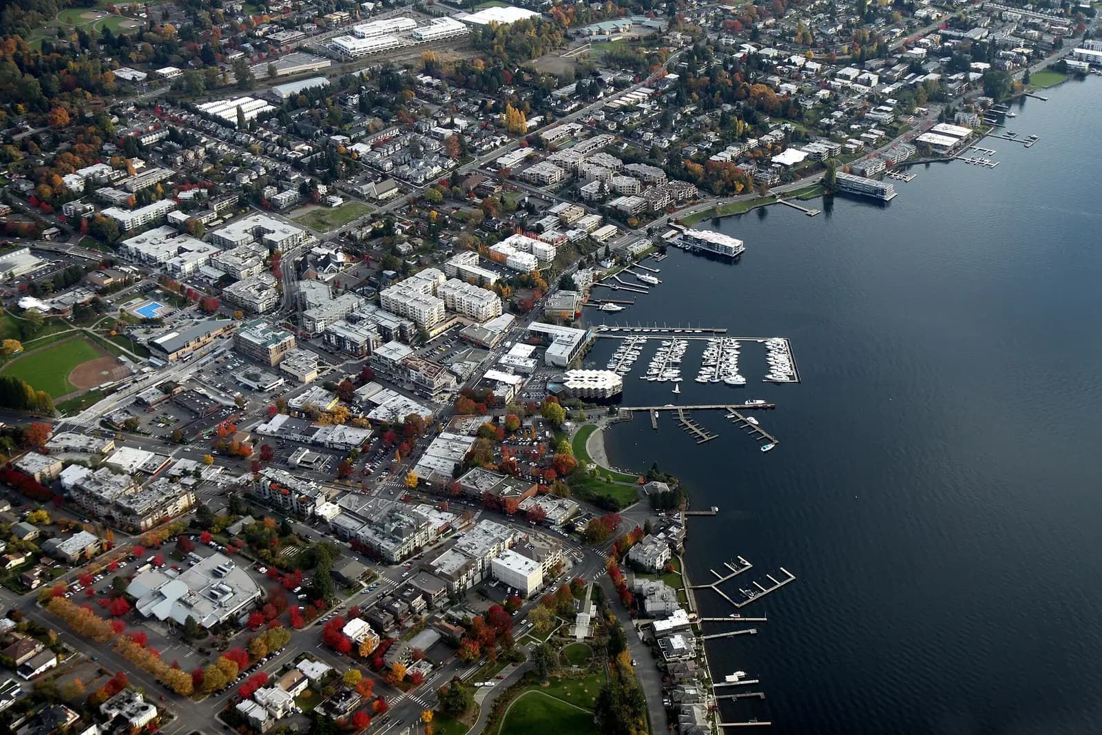 Kirkland, Washington: Aerial Kirkland Washington November 2011