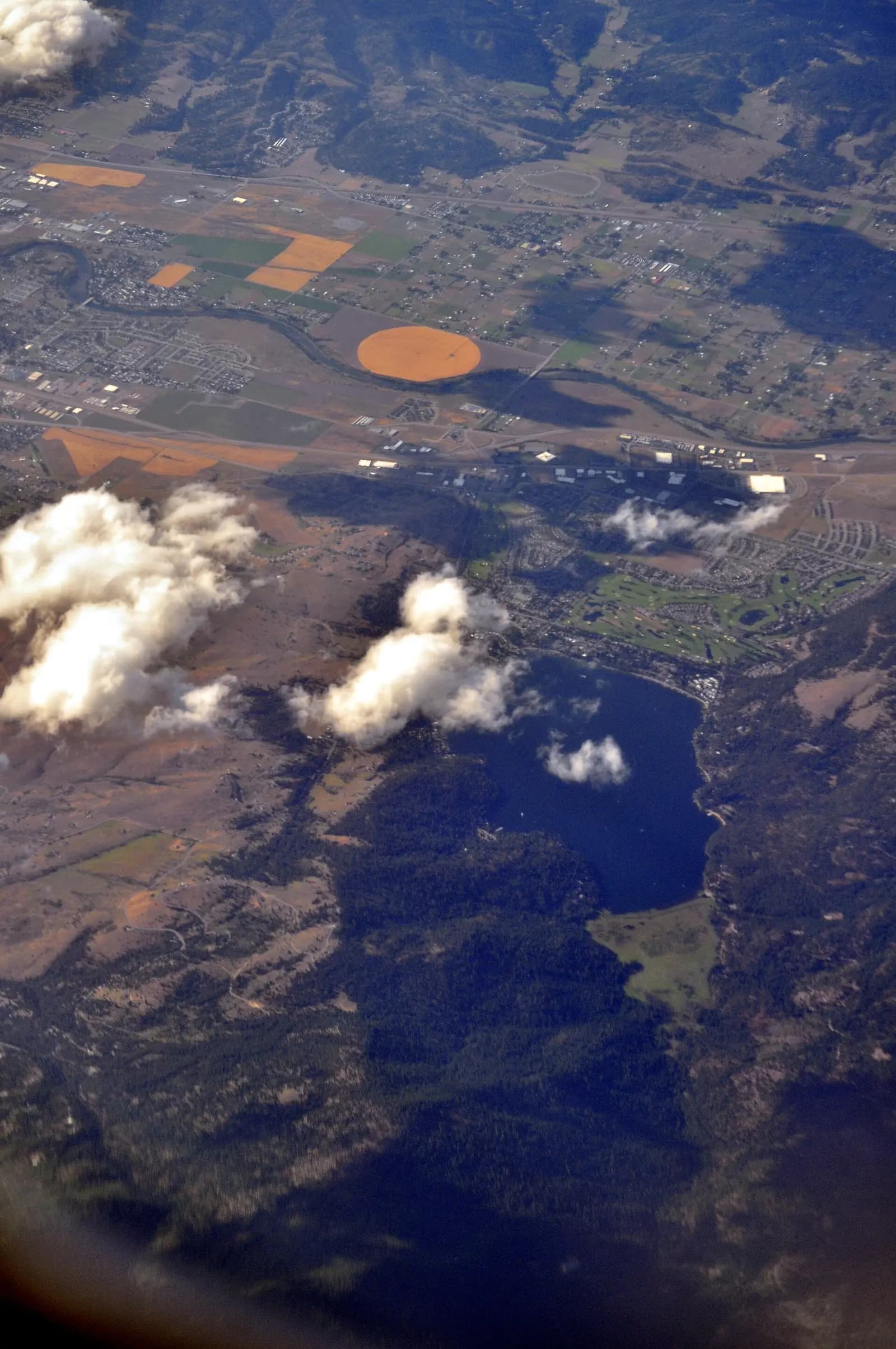 Liberty Lake, Washington: Aerial Liberty Lake, WA 01 white balanced (9795270364)