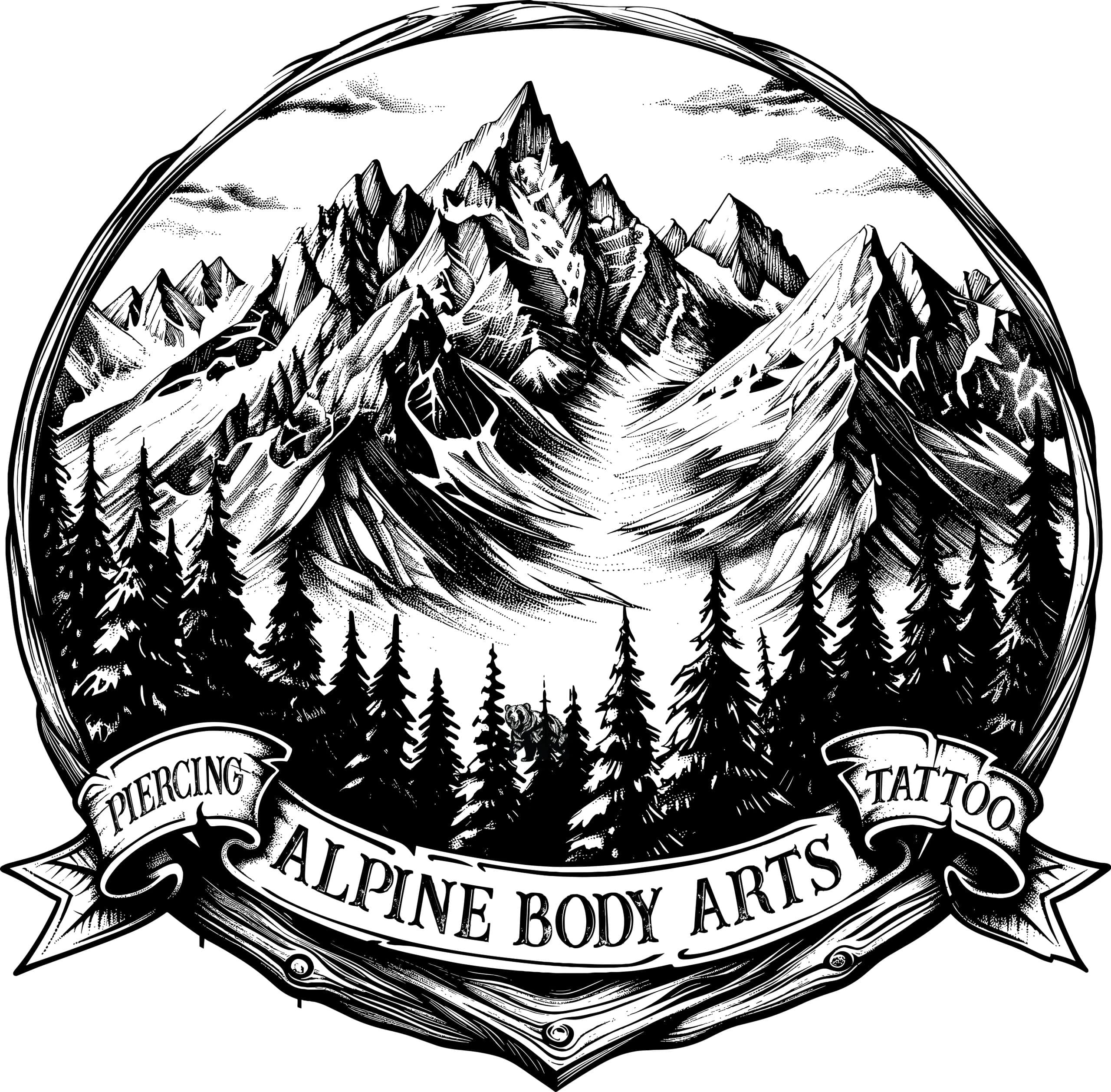 Alpine body arts logo