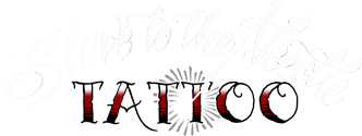 Slave to the Needle Tattoo logo