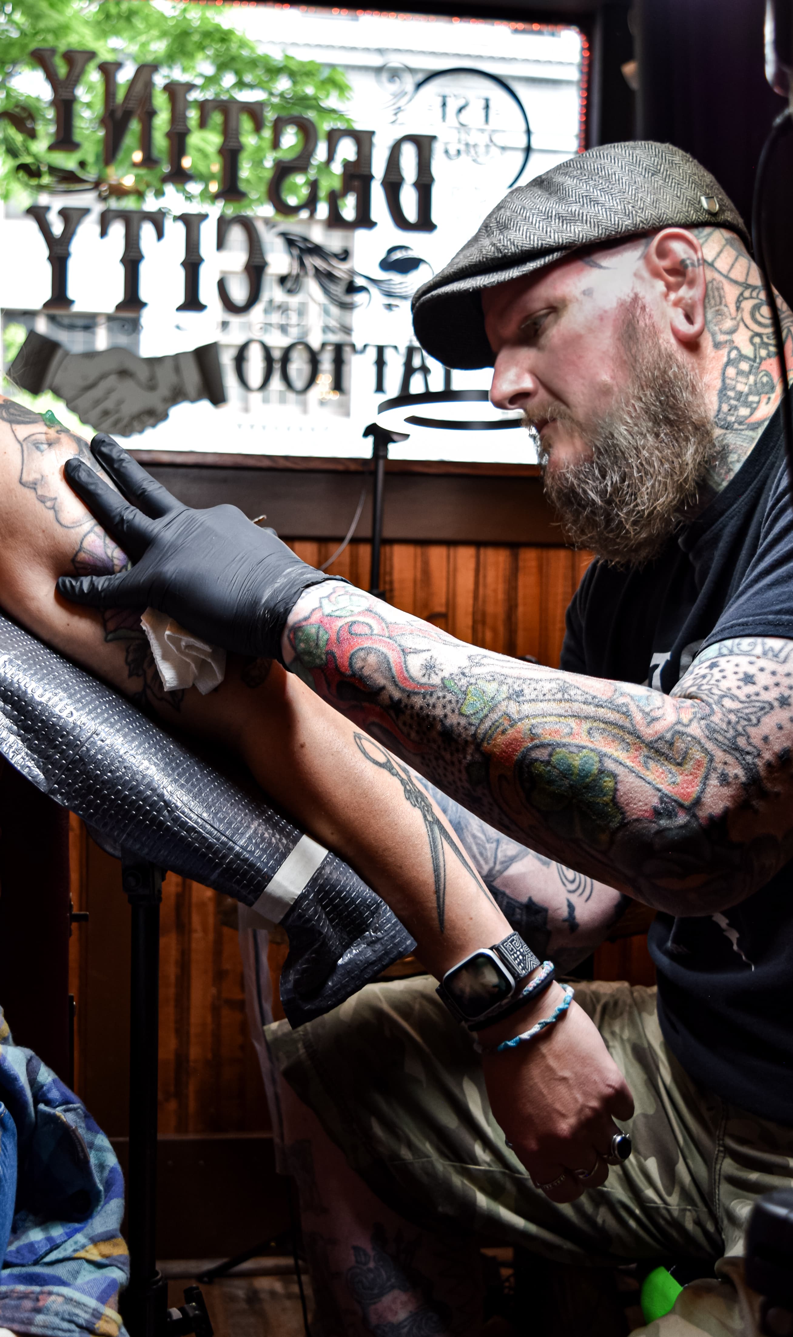 Miko Mueller, from Destiny City Tattoo’s website