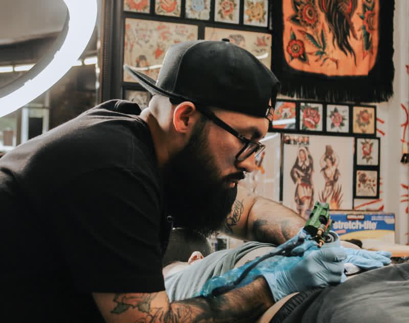 Anthony, from Aces n Eights Tattoo’s website