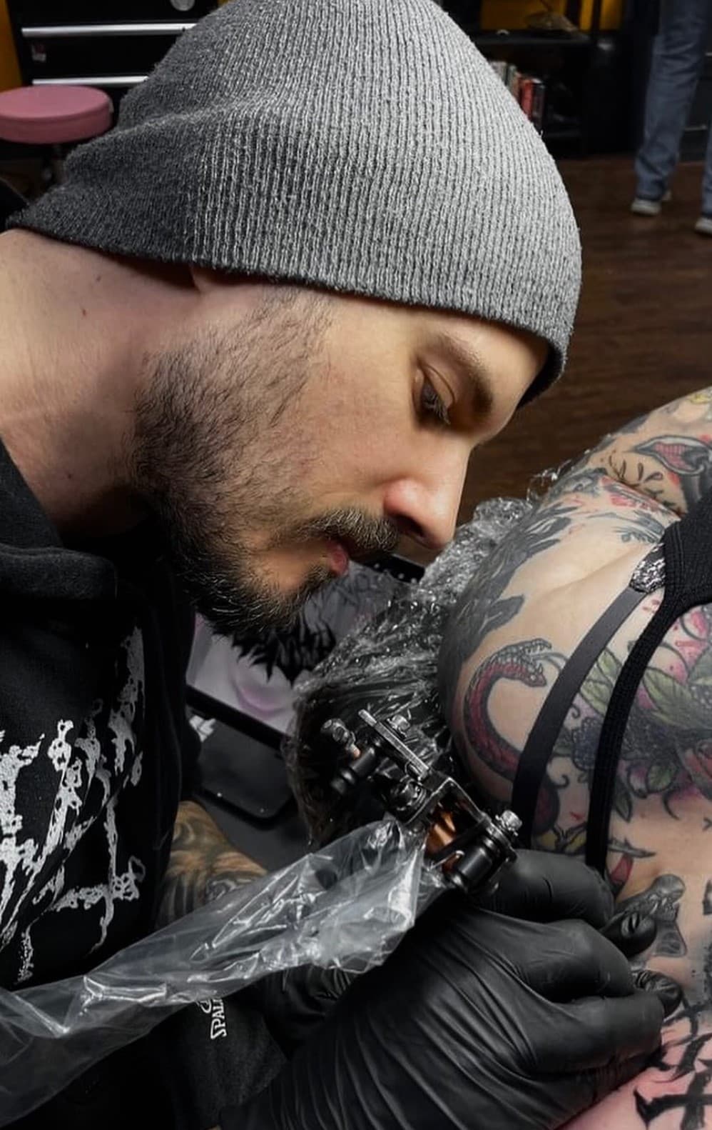 Dylan Kiefe, from Dark Wolf Tattoo’s website