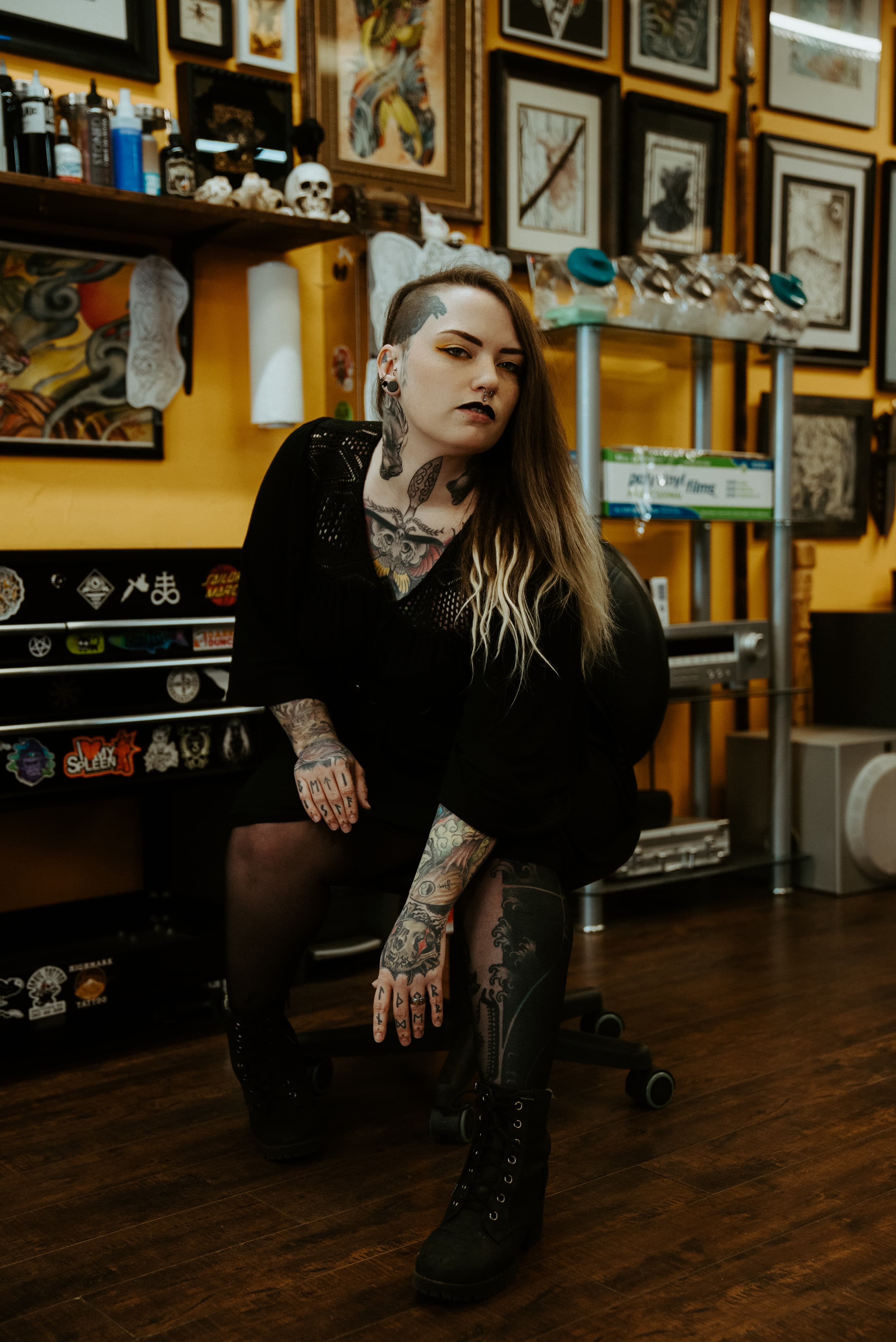Danielle Starr-Walker, from Dark Wolf Tattoo’s website