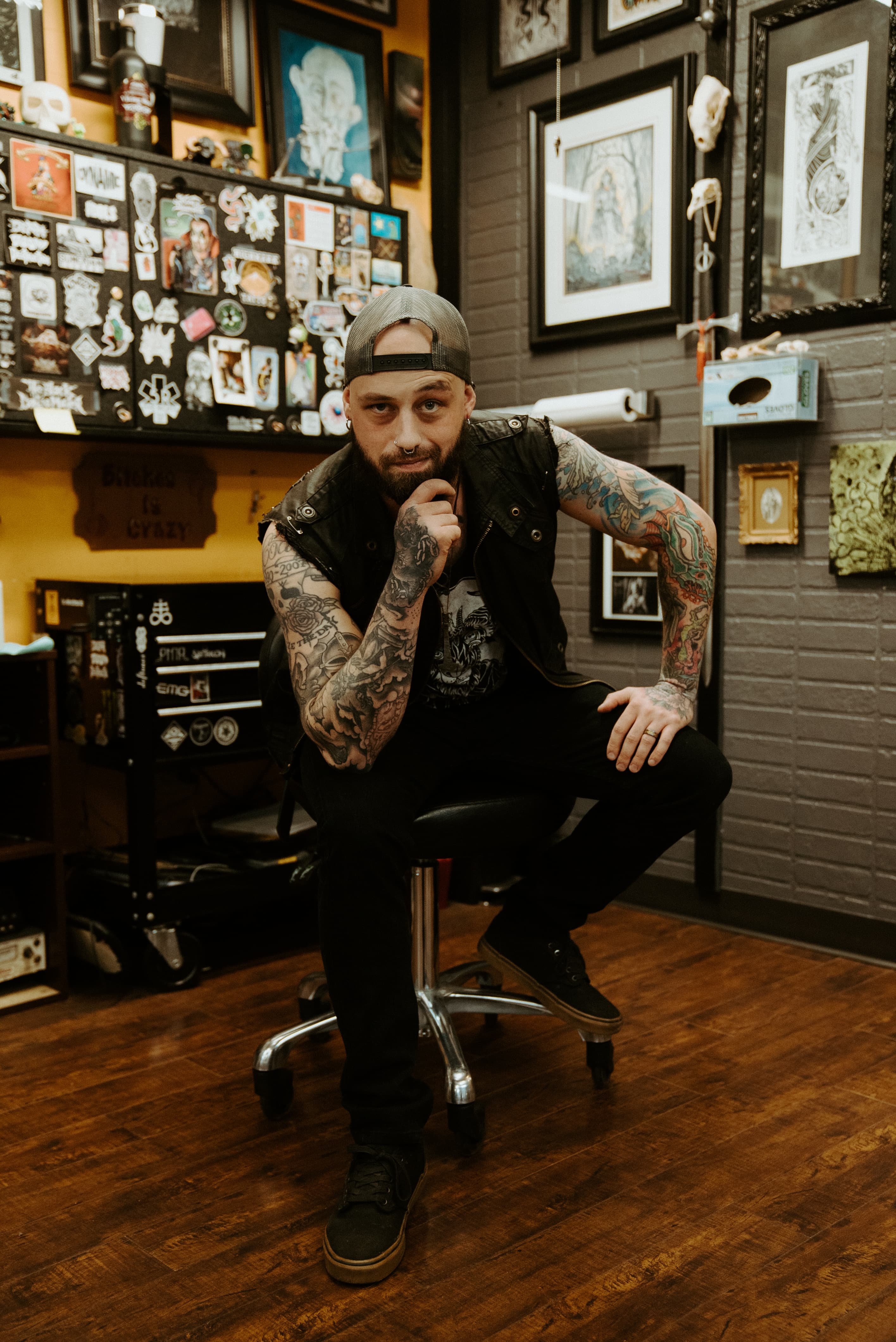 Donovan Walker, from Dark Wolf Tattoo’s website