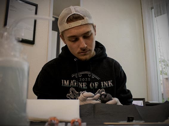 Tyler McVey, from Imagine of Ink’s website