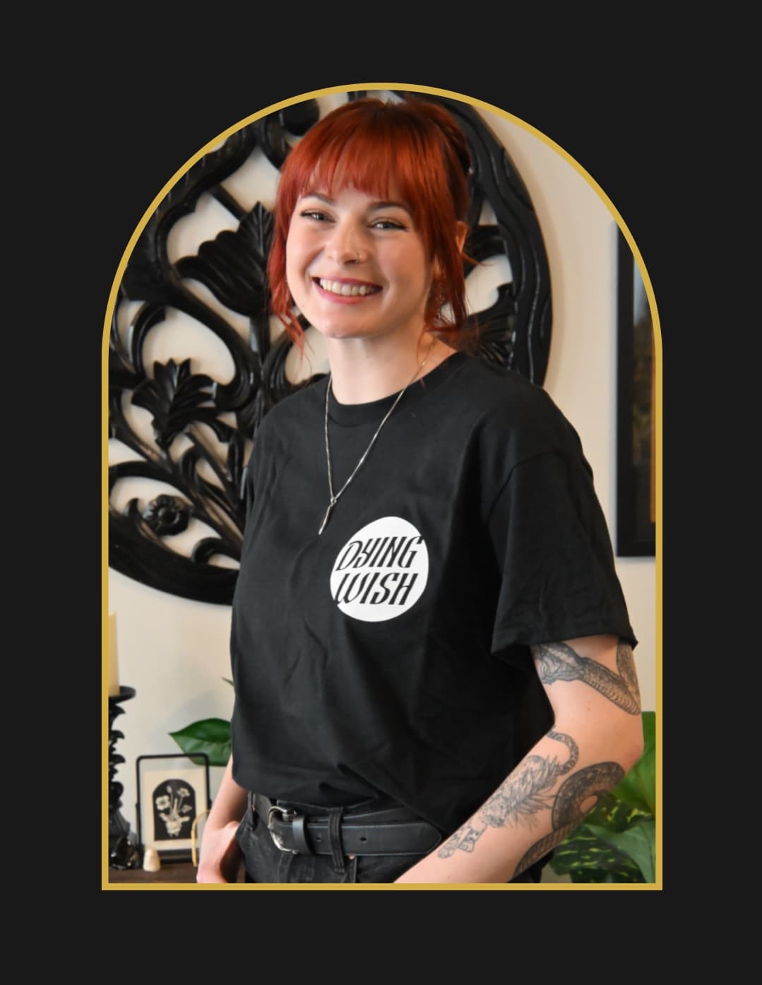 Hailey, from Dying Wish Tattoo’s website