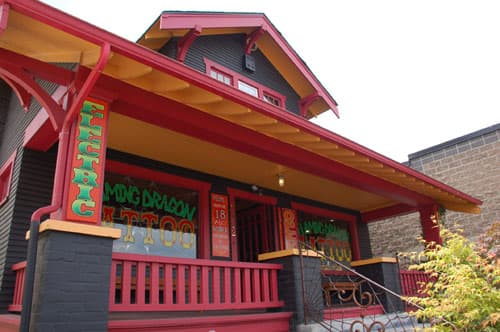 Flaming Dragon Tattoo studio photo