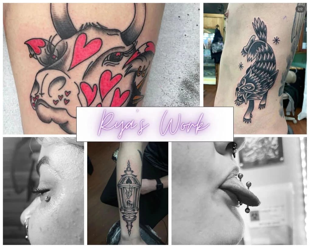Rya, from Voodoo Tattoo and Piercing’s website