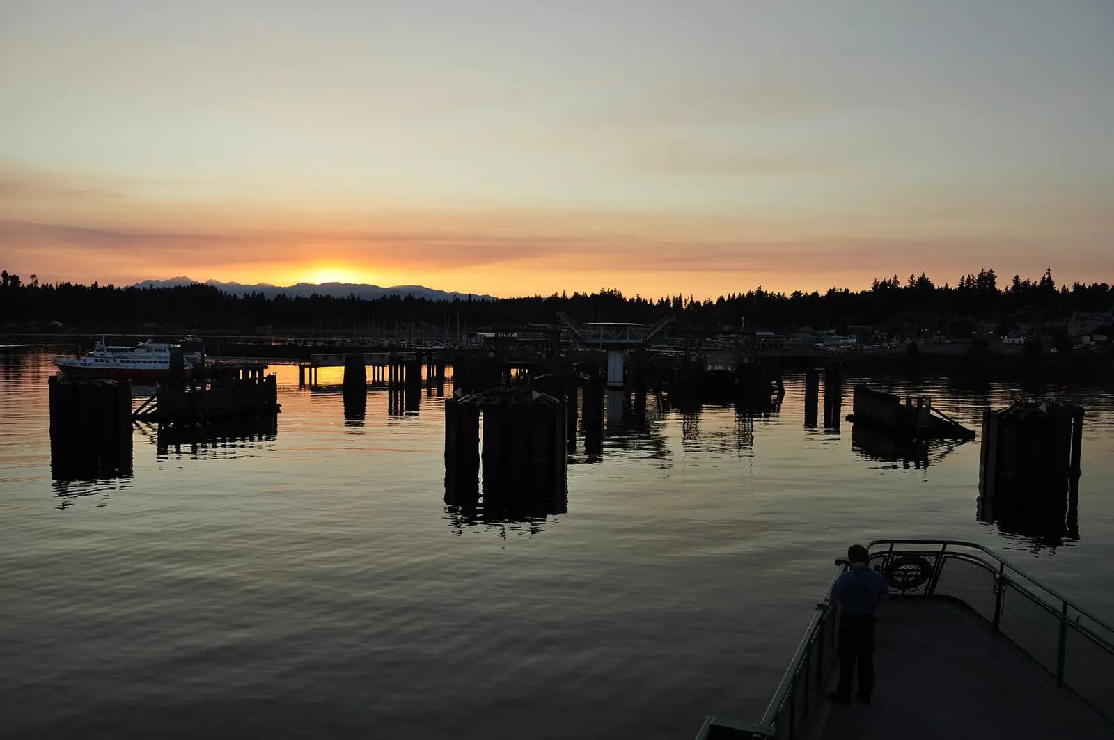 Kingston, Washington: Kingston, Washington ferry dock 01