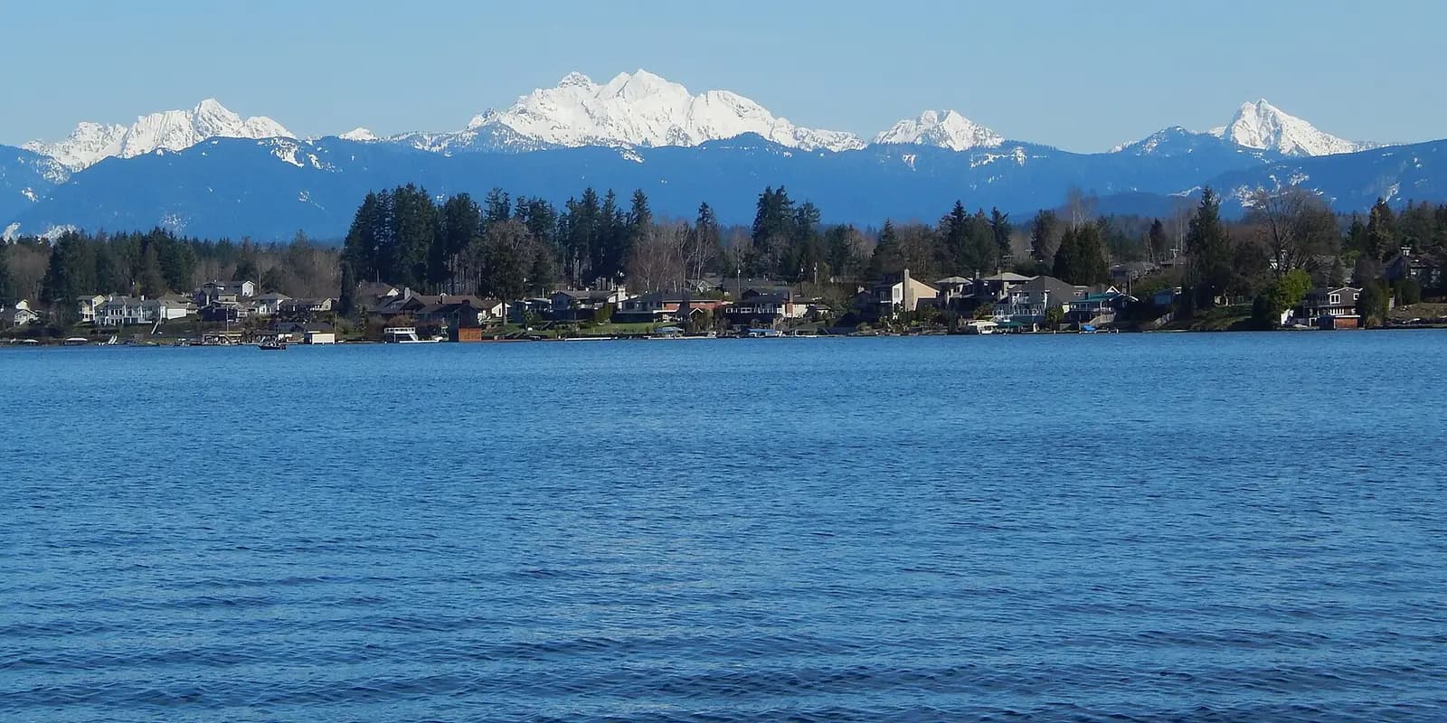 Lake Stevens, Washington: Lake Stevens WA panorama from Wyatt Park