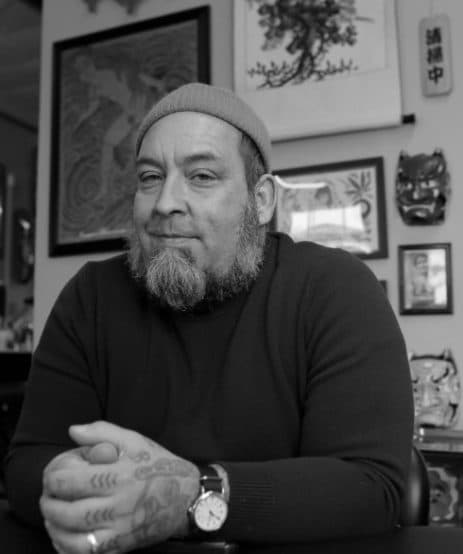 PJ, from Dark Star Tattoo’s website