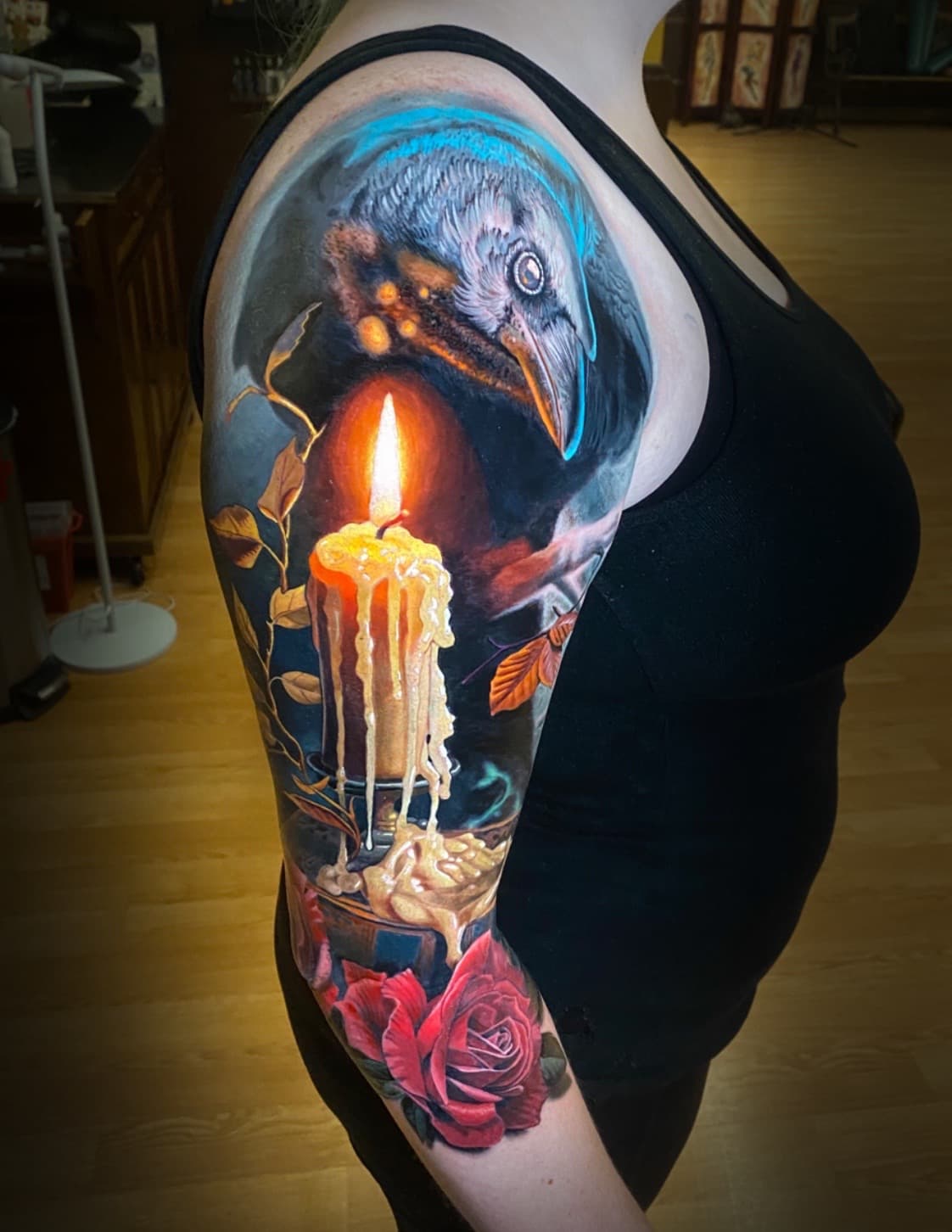 Aaron Mckinney, from Van's High Caliber Tattoo’s website