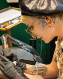Julia Lynn tattooing